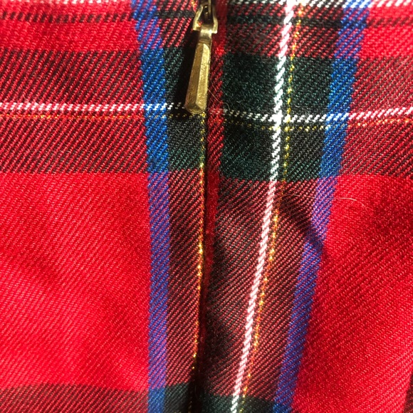 Children’s Place Plaid Red Dress Jumper Christmas Valentines Satin Ruffle Party - Picture 6 of 6